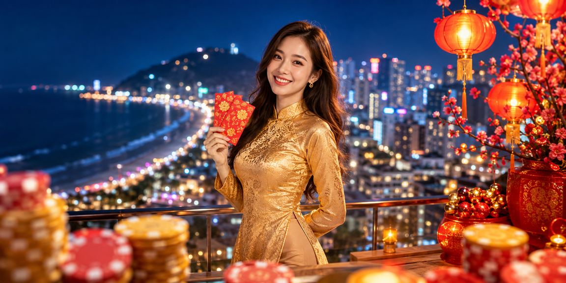Người dùng tại Vũng Tàu theo dõi esports betting với trang phục áo dài